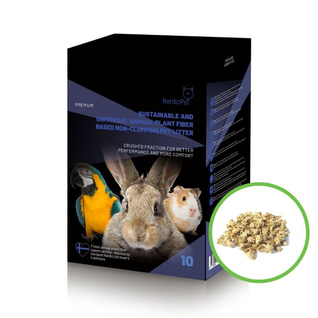 Annual Plant Fiber Non-Clumping Pet Litter