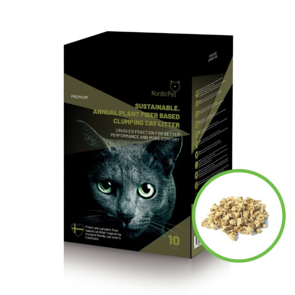 Annual Plant Fiber Clumping Cat Litter